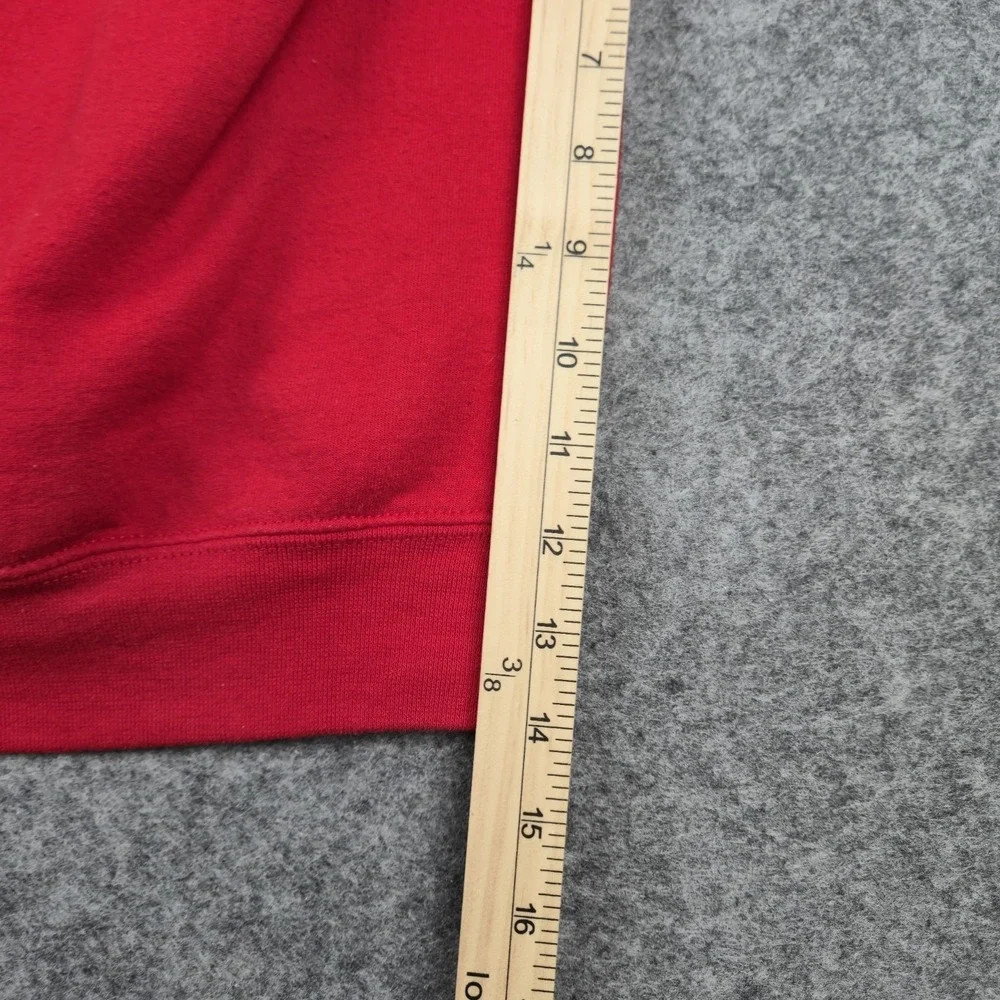 Chicago Blackhawks Sweatshirt Men's‎ Medium Red Pullover Majestic Hockey NHL VTG